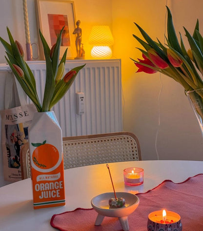 Vase Jus d'orange Fraise Danish Pastel