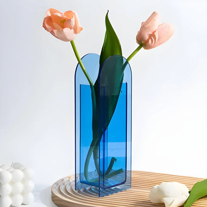 Vase en Acrylique Coloré Danish Pastel