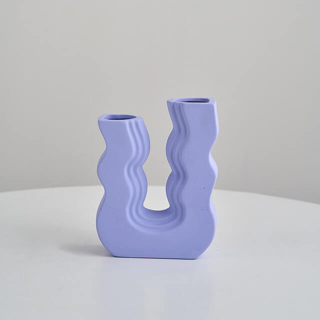 Vase Céramique Danish Pastel - Violet - 9