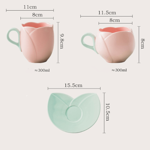 Tasse en Fome de Fleur Danish Pastel - F - 15