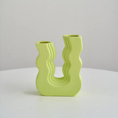 Vase Céramique Danish Pastel - Vert - 8